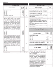 Instructions for Form R-9036, SEV G-1D Gas Severance Tax Return - Lease Detail - Louisiana, Page 2