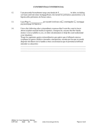 Form CHP1002 Affidavit for Court-Appointed Attorney - Minnesota (English/Spanish), Page 4