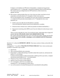 Form OFP101 Instructions - Asking for an Order for Protection (Ofp) - Minnesota (English/Spanish), Page 18
