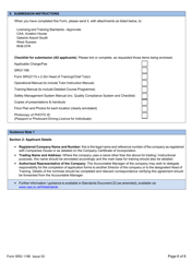 Form SRG1196 Application for Approval or Change to Approval to Conduct Instructor Refresher Seminars Under UK Aircrew Regulation Annex VII - Part-Ora - United Kingdom, Page 6