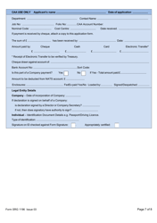 Form SRG1196 Application for Approval or Change to Approval to Conduct Instructor Refresher Seminars Under UK Aircrew Regulation Annex VII - Part-Ora - United Kingdom, Page 7
