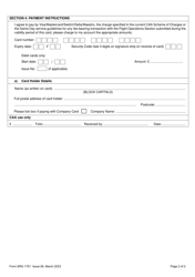 Form SRG1751 Application for Same Day Service Flight Operations - United Kingdom, Page 2