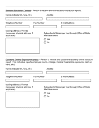 Key Contact Information Questionnaire - Louisiana, Page 3