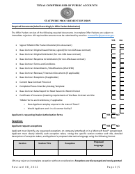 Texas Multiple Award Schedule (Txmas) Offer Packet Application Checklist - Texas, Page 3