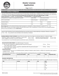Form MV25 Dealer License Application - Montana, Page 3