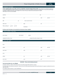Form 00-866 Citizen Complaint Form - Texas, Page 2