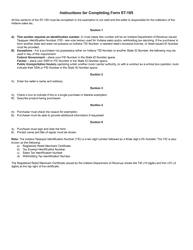 Form ST-105 (State Form 49065) General Sales Tax Exemption Certificate - Indiana, Page 2