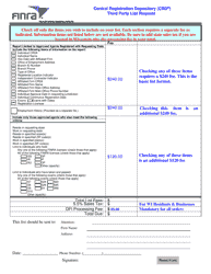Form DOS700 Request for Registrant List - Wisconsin, Page 3