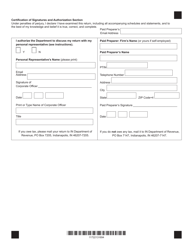 Form IT-20S (State Form 10814) Indiana S Corporation Income Tax Return - Indiana, Page 3