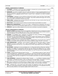 Form JV-2032 Waiver Form With Advisements, Stipulations, Declarations, Findings &amp; Orders - Santa Clara County, California, Page 2