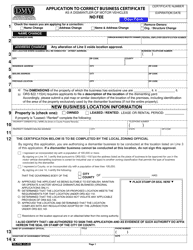 Form 735-373B Application to Correct Business Certificate as a Dismantler of Motor Vehicles - Oregon