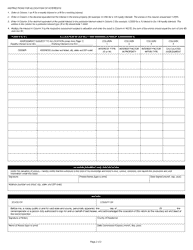 State Form 9931 (G &amp; O-1) Property Schedule for Gas and Oil Well Assessment - Indiana, Page 2