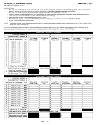 State Form 53854 (103-SR) Single Return - Business Tangible Personal Property - Indiana, Page 2