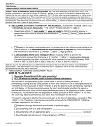 Form NHJB-2843-F Chins Adjudicatory Hearing Order - New Hampshire, Page 3
