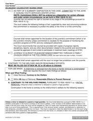 Form NHJB-2220-F Delinquency Adjudicatory Hearing Order - New Hampshire, Page 3