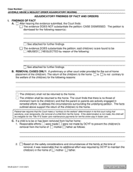 Form NHJB-2223-F Juvenile Abuse/Neglect Order Adjudicatory Hearing - New Hampshire, Page 2