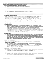 Form NHJB-2223-F Juvenile Abuse/Neglect Order Adjudicatory Hearing - New Hampshire, Page 5