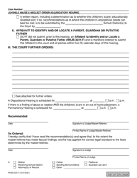 Form NHJB-2223-F Juvenile Abuse/Neglect Order Adjudicatory Hearing - New Hampshire, Page 6