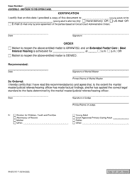 Form NHJB-3167-F Motion to Reopen Case - Juvenile Abuse/Neglect, Delinquency, Chins - New Hampshire, Page 3