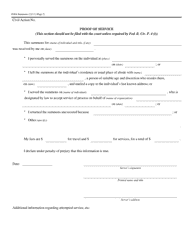Form 4 Summons in a Civil Action (Foia) - New York, Page 2