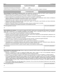 Formulario PI-1576 Solicitud De Inscripcion Del Estudiante - Programa De Oportunidad Educativa De Wisconsin (Weop) - Wisconsin (Spanish), Page 2