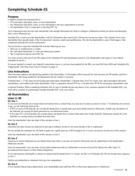 Instructions for Form M8 S Corporation Return - Minnesota, Page 12