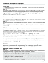 Instructions for Form M8 S Corporation Return - Minnesota, Page 15