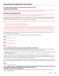 Instructions for Form M8 S Corporation Return - Minnesota, Page 18