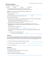 New Client/Debt Questionnaire - Minnesota, Page 2