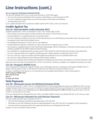 Instructions for Form M1 Schedule M1M, M1MA, M1REF, M1SA, M1W, M1WFC - Minnesota, Page 15