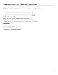 Form M15NP Additional Charge for Underpayment of Estimated Tax - Minnesota, Page 3