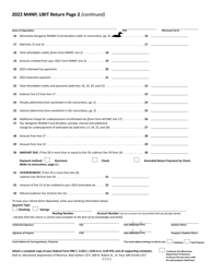 Form M4NP Unrelated Business Income Tax (Ubit) Return - Minnesota, Page 2