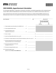 Form M4NP Unrelated Business Income Tax (Ubit) Return - Minnesota, Page 4