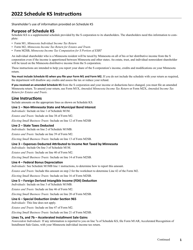 Form KS Shareholder&#039;s Share of Income, Credits and Modifications - Minnesota, Page 4