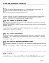 Form M3BBA Partnership Audit Report - Minnesota, Page 8