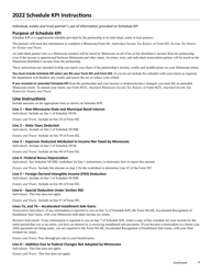 Form KPI Partner&#039;s Share of Income, Credits and Modifications - Minnesota, Page 4