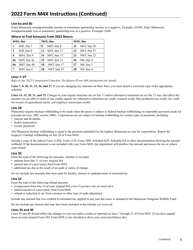 Form M4X Amended Corporation Franchise Tax Return - Minnesota, Page 7