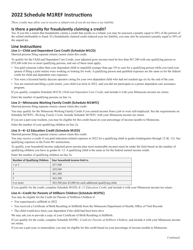 Schedule M1REF Refundable Credits - Minnesota, Page 2