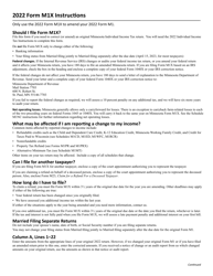 Form M1X Amended Minnesota Income Tax - Minnesota, Page 3