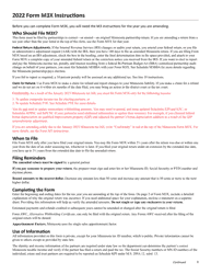 Form M3X Amended Partnership Return - Minnesota, Page 3