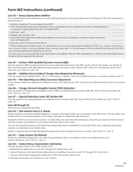 Instructions for Form M2 Income Tax Return for Estates and Trusts - Minnesota, Page 10