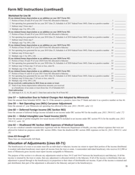 Instructions for Form M2 Income Tax Return for Estates and Trusts - Minnesota, Page 11