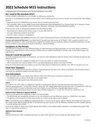 Schedule M15 Underpayment of Estimated Income Tax - Minnesota, Page 3