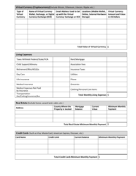 Form C58P Personal Financial Statement - Minnesota, Page 2