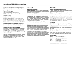 Schedule CT301-MS Moist Snuff Tax - Minnesota, Page 2