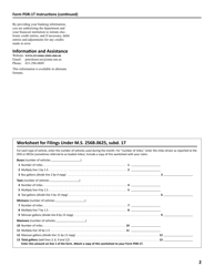 Form PDR-1T Transit and Ambulance Claim for Refund - Minnesota, Page 3