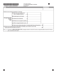 Form DR0112RF Schedule RF Apportionment Schedule - Colorado, Page 2