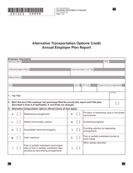 Form DR1323 Alternative Transportation Options Credit Annual Employer Plan Report - Colorado, Page 3