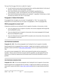 Form GAC501 Instructions - Petition for Guardian and/or Conservator of an Adult - Minnesota, Page 3