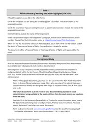 Form GAC501 Instructions - Petition for Guardian and/or Conservator of an Adult - Minnesota, Page 8